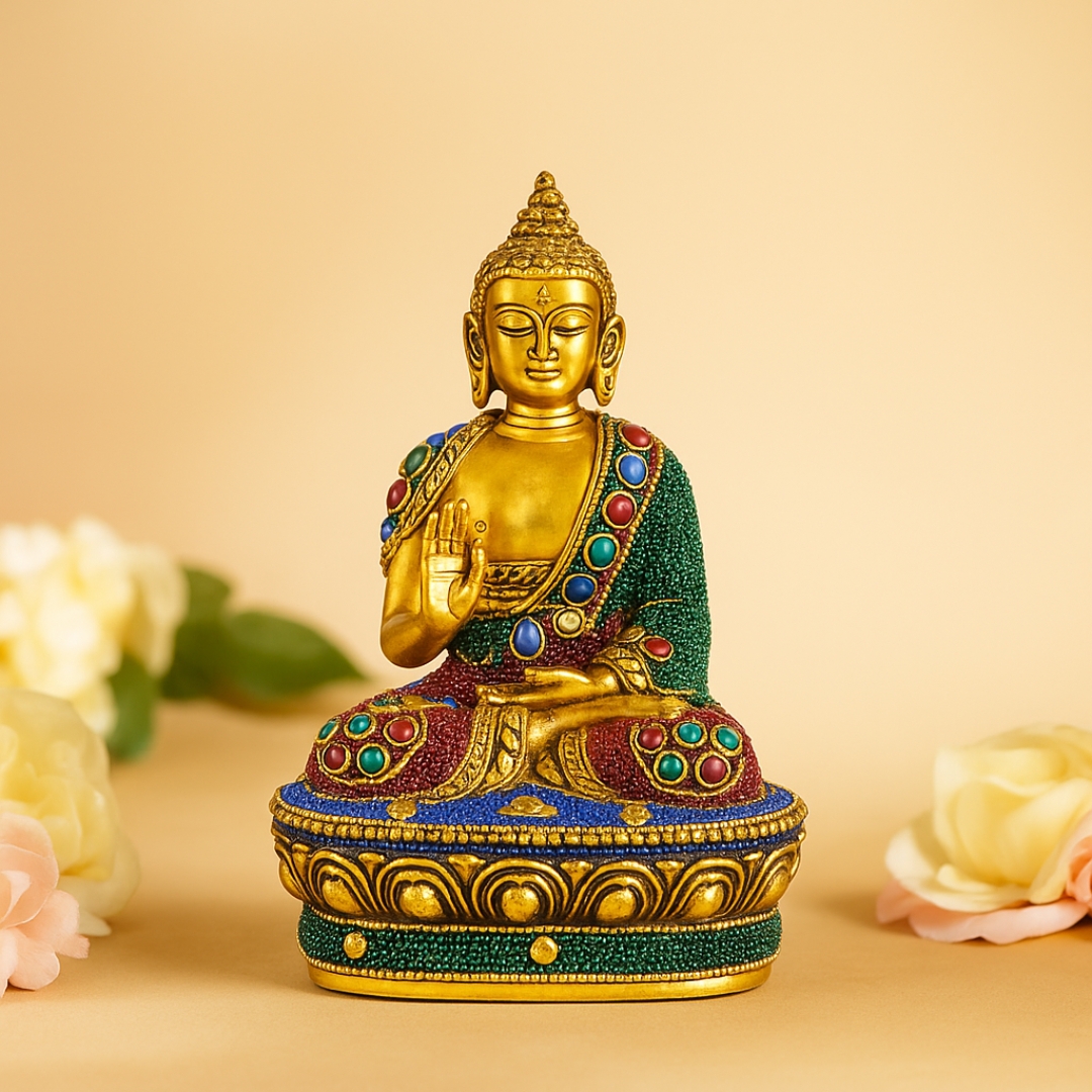 Lord Buddha (Meenakari Work)